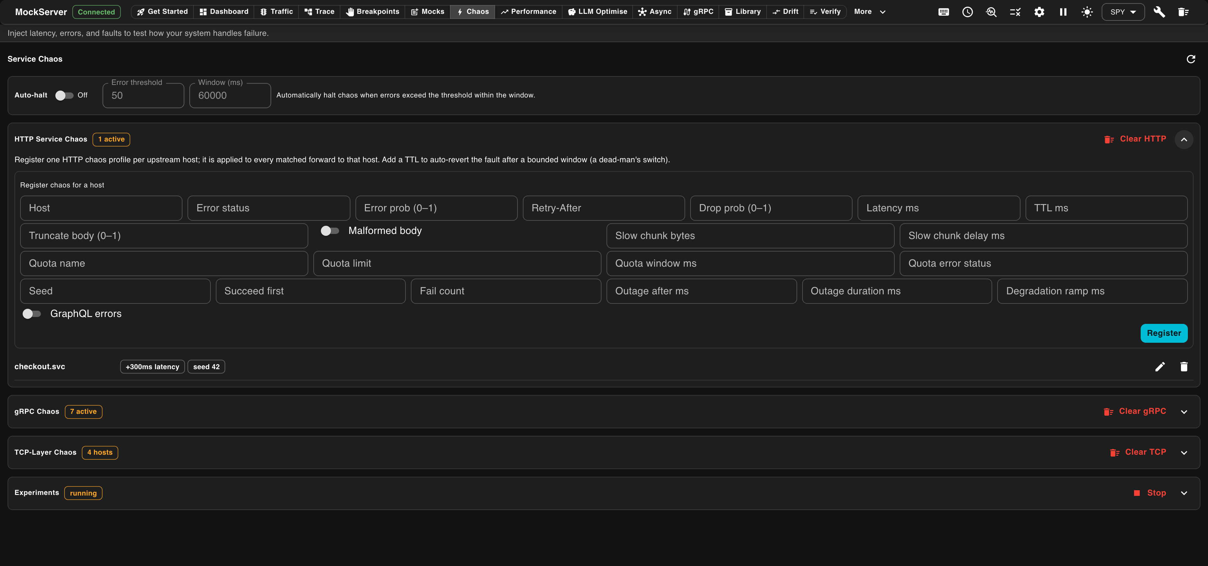 MockServer Service Chaos