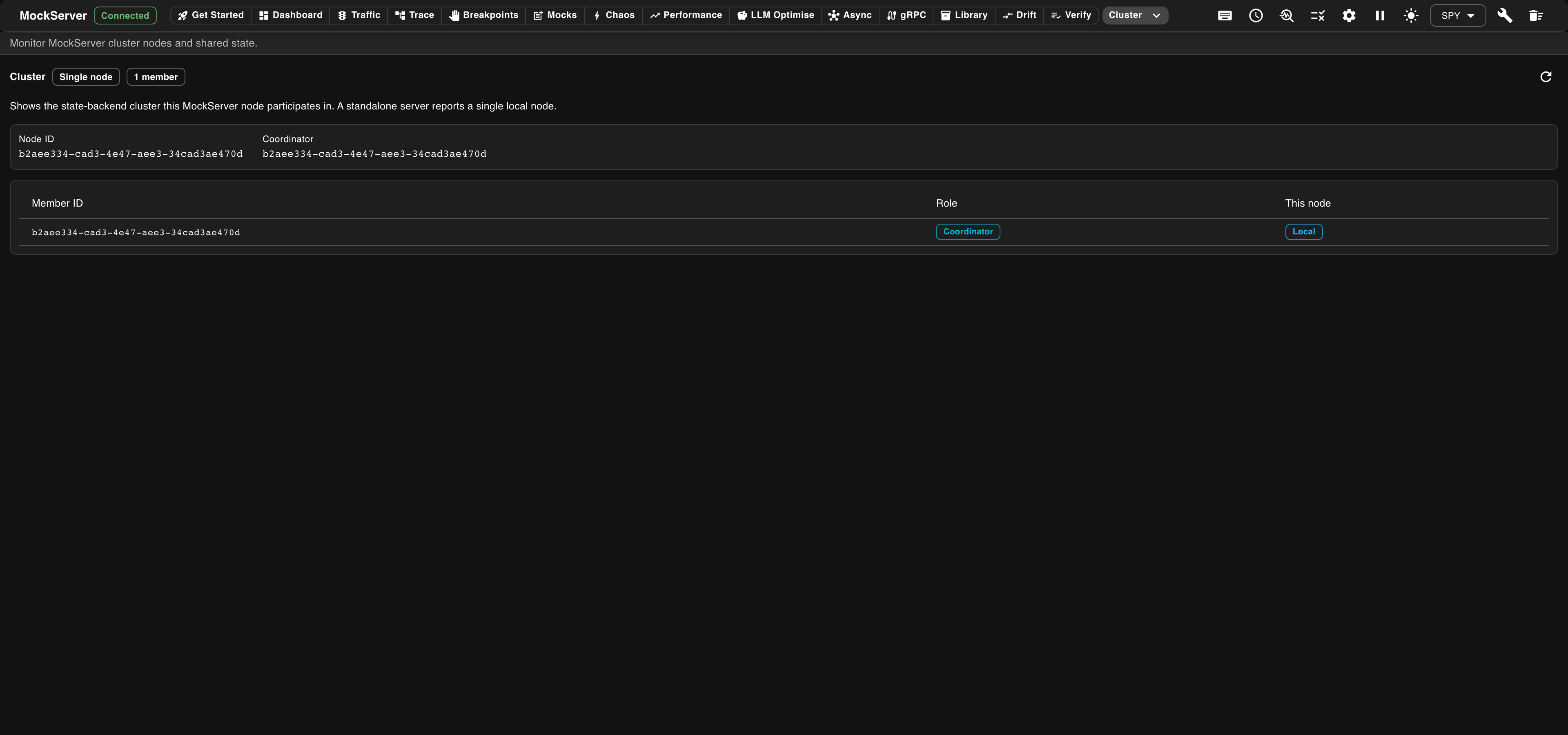 MockServer Cluster Status