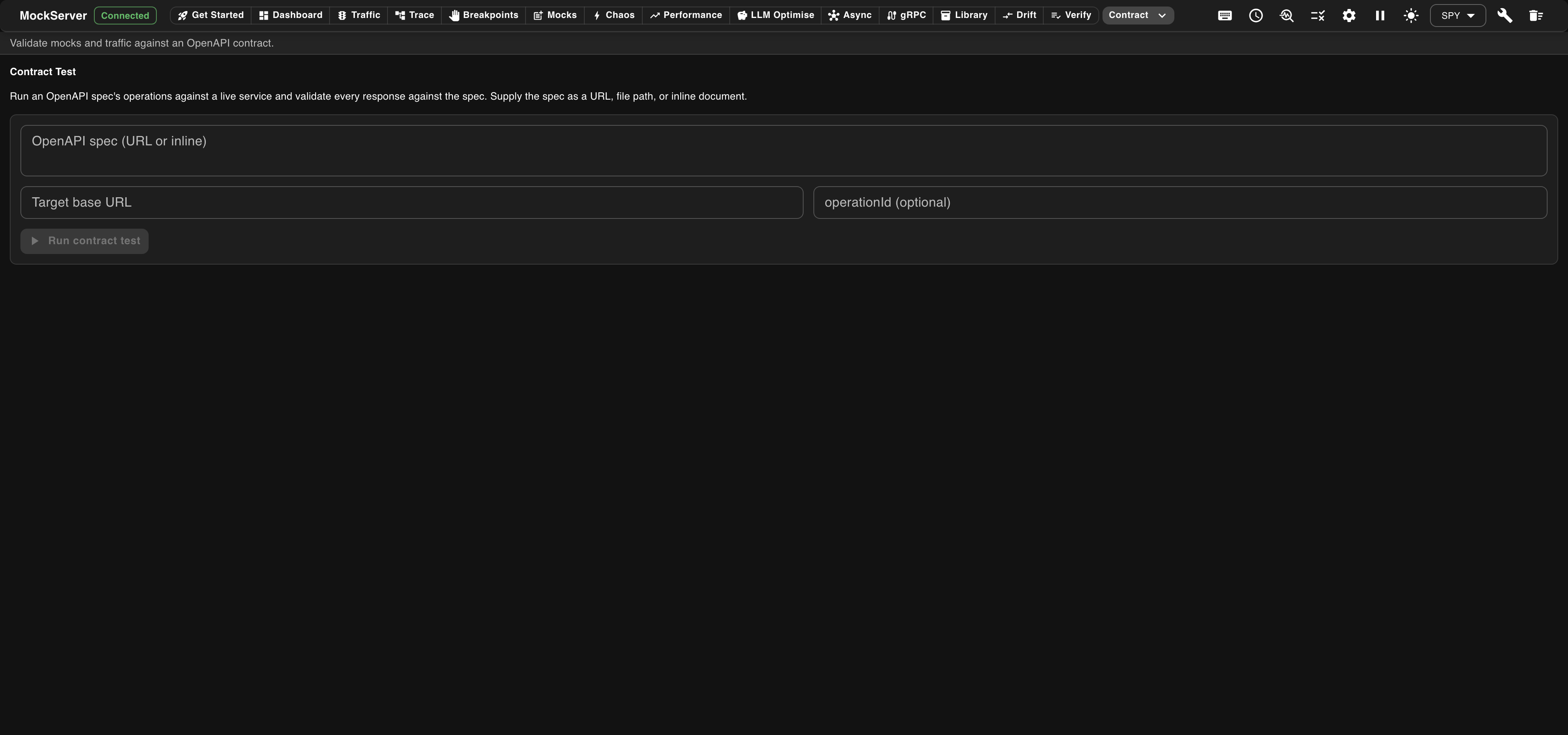 MockServer Contract Test