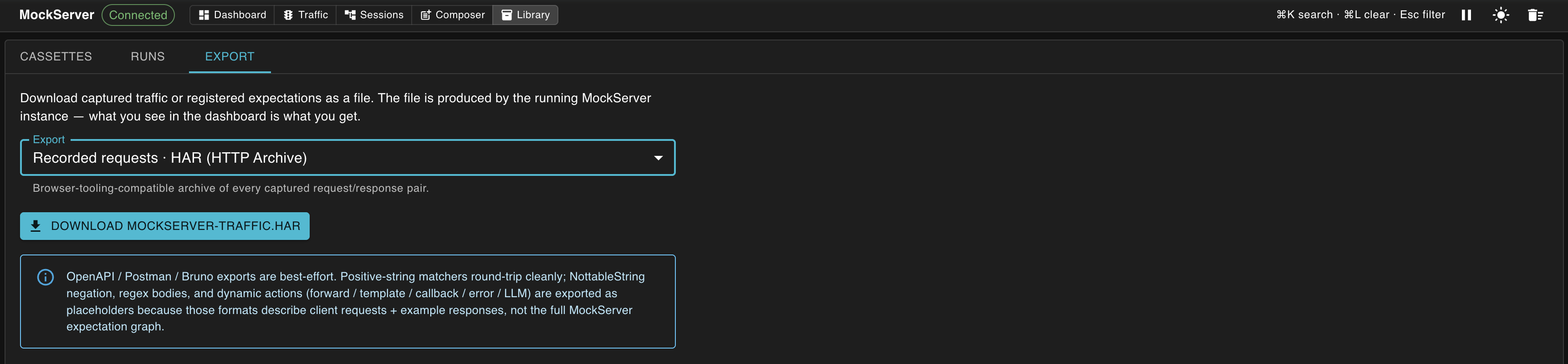 MockServer Library